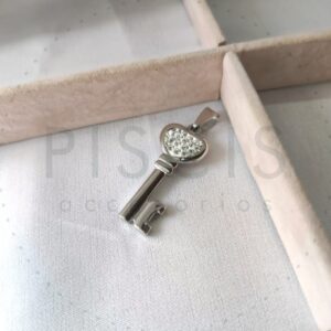 Dije llave strass.