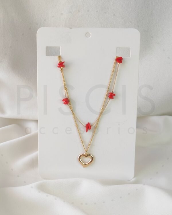 Collar CARMELA dorado.