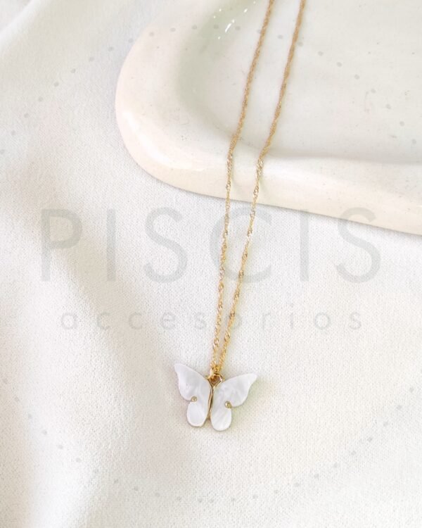 Collar MOLLY, blanco.