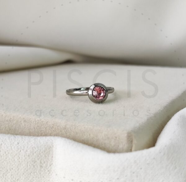 Anillo Misty rosa.