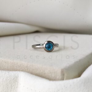 Anillo Misty turquesa.