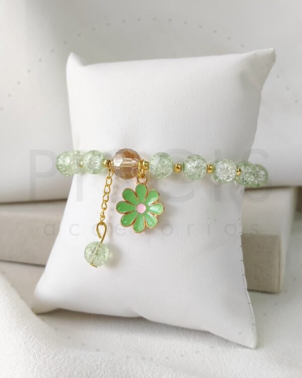 Pulsera Margarita verde.