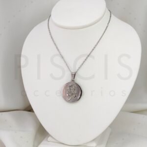 Collar medalla Rosa.