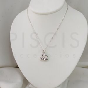 Collar Cisnes, blanco.
