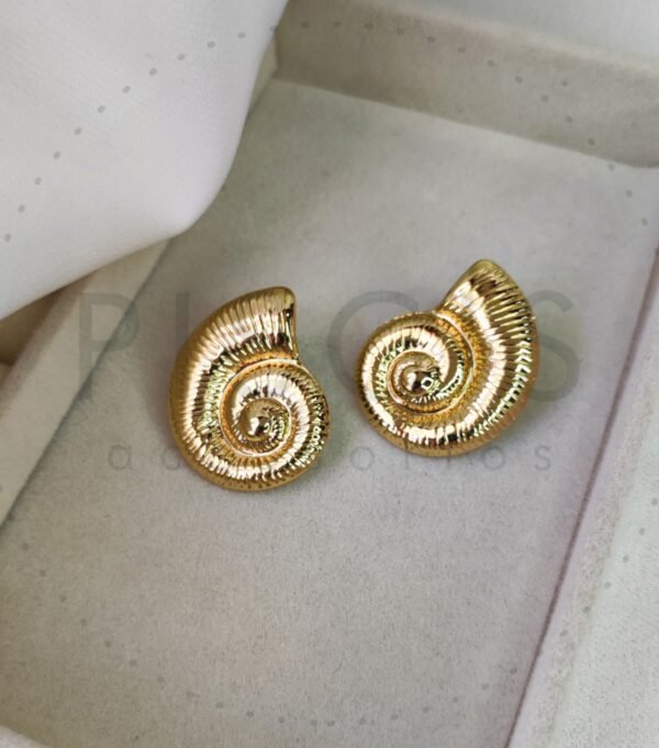 Aros Carol, dorados.