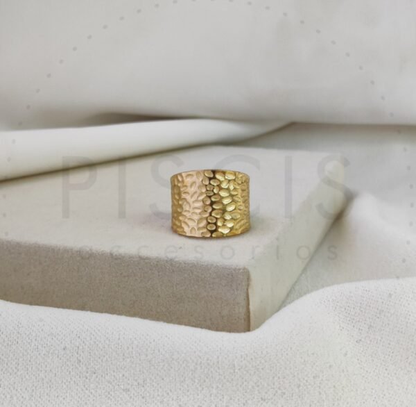 Anillo Grumet regulable, dorado.
