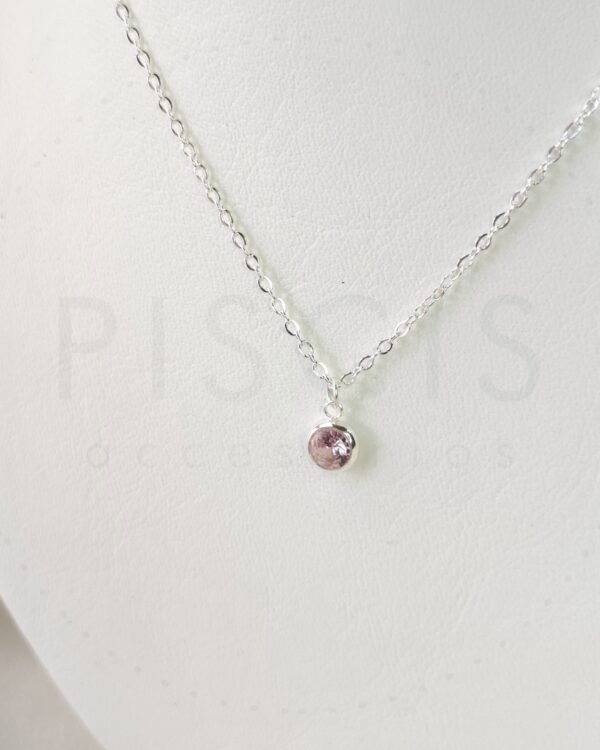 Collar Susanito rosa, blanco. - Imagen 2