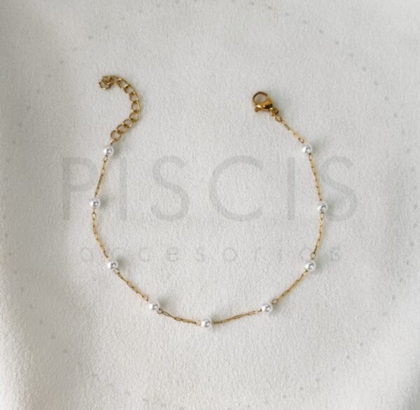 Pulsera Barcelona, dorada.