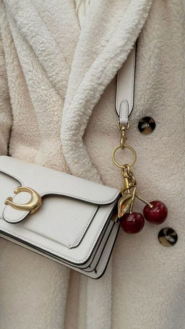 Charm Cherry negro, plateado. - Imagen 2