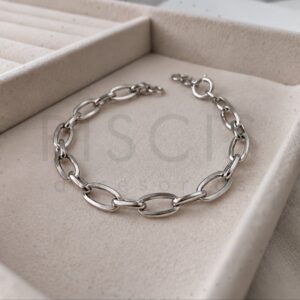 Pulsera Gala, plateada.