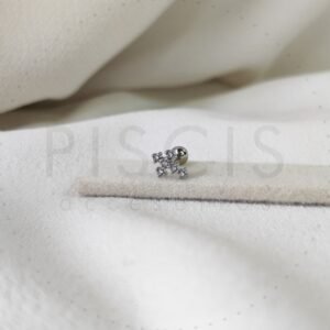 Helix cruz con strass.