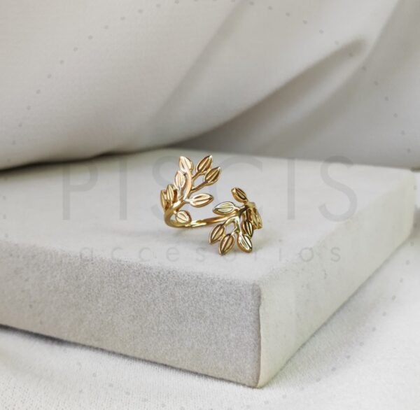 Anillo Jane regulable, dorado.