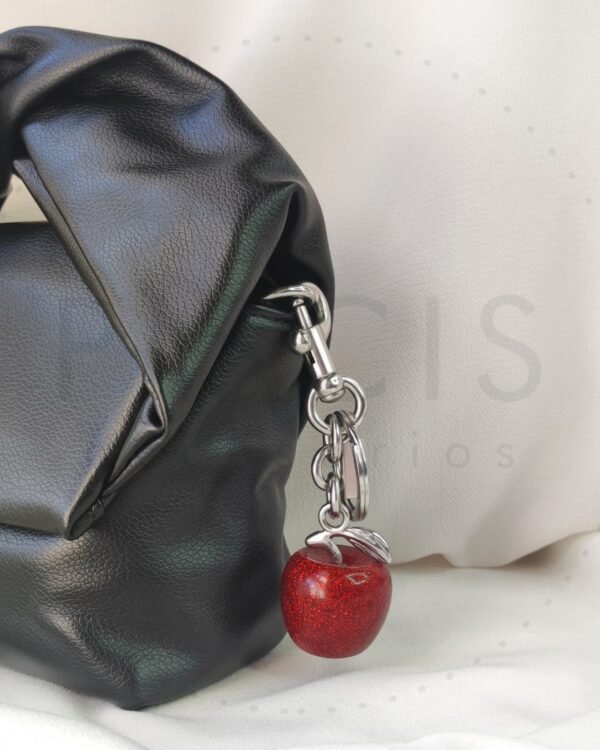 Charm Apple, plateado. - Imagen 2
