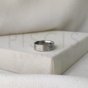Anillo Zor, plateado.