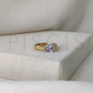 Anillo Lucero, dorado.