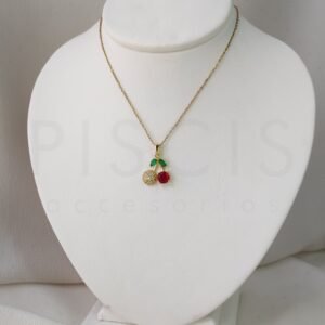 Collar Cerise shine, dorado.