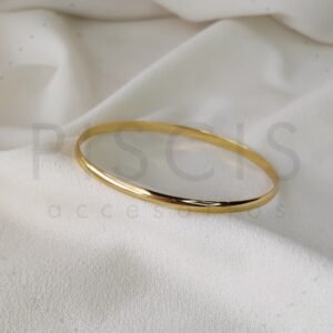 Pulsera esclava, dorada.