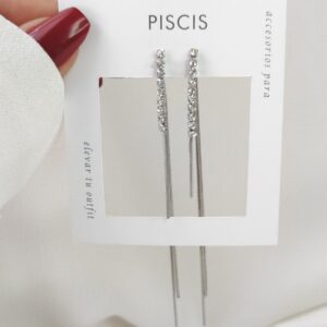 Aros Lissi, plateados.
