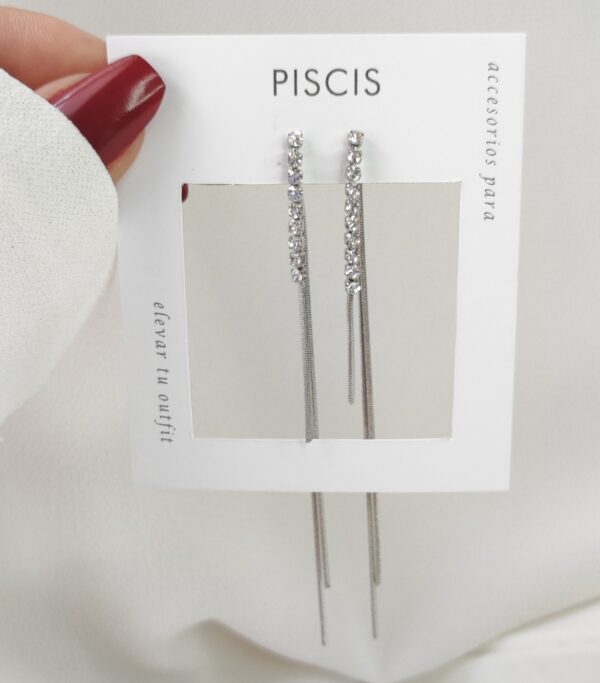Aros Lissi, plateados.