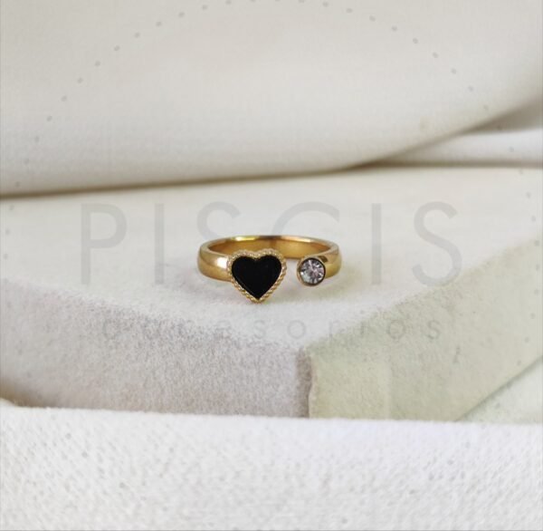 Anillo Amour, dorado.