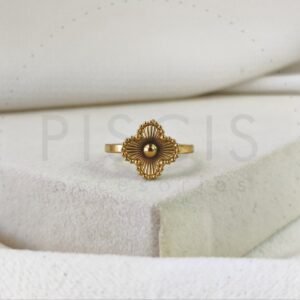 Anillo Alhambra, dorado.