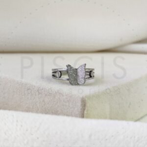 Anillo Farfalla, plateado.