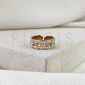 Anillo Ginebra, dorado.