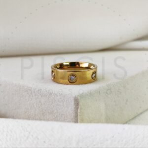 Anillo Cartier Love, dorado.