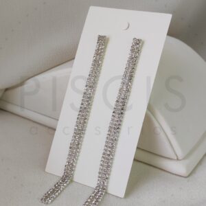 Aros Tiffa triple tira, blancos.
