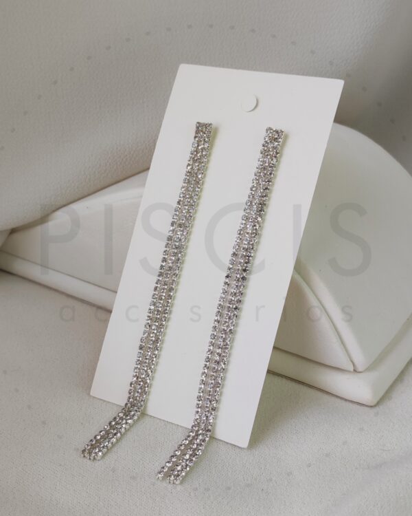 Aros Tiffa triple tira, blancos.