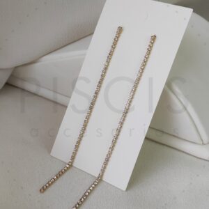 Aros Tiffa una tira, dorados.