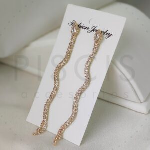 Aros Serpenti, dorados.