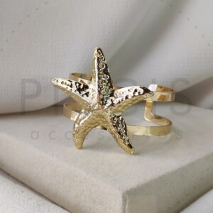 Brazalete Marina, dorado.
