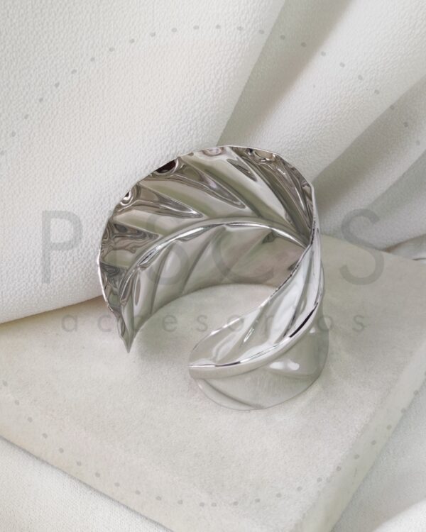 Brazalete Franca, plateado. - Imagen 2
