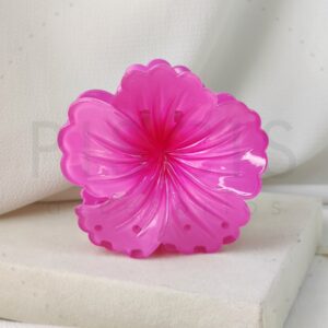 Gancho Hibiscus mod. 2, Rosa fuerte c/ fucsia.