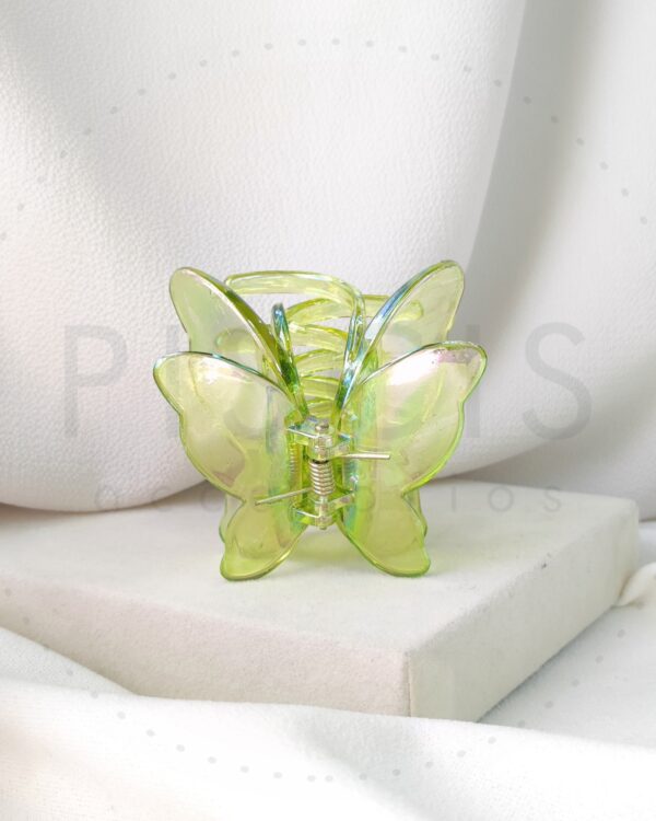 Gancho Mariposa doble ala, verde.