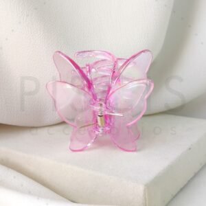 Gancho Mariposa doble capa, rosa.