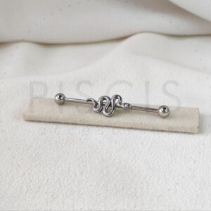 Piercing barra serpiente, mod. 2.