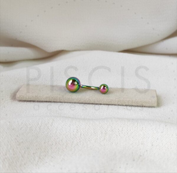 Piercing ombligo, tornasol.