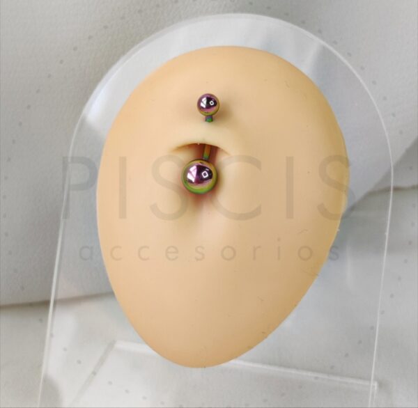 Piercing ombligo, tornasol. - Imagen 2
