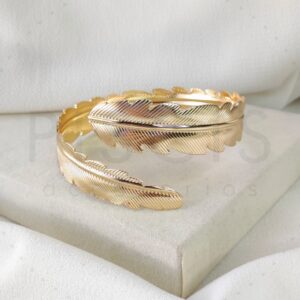 Brazalete Petra, dorado.