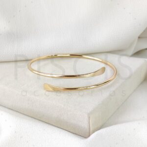 Brazalete Lina, dorado.