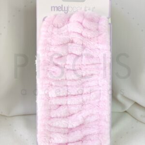 Vincha peluchito, rosa.