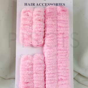 Set vincha + muñequeras, rosa.