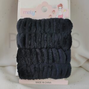 Muñequeras, negras.