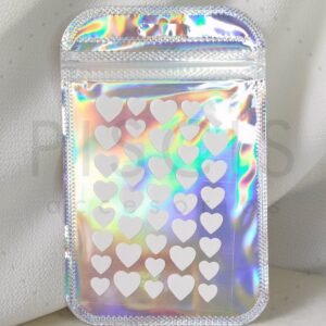 Parches para acné - corazones blancos.