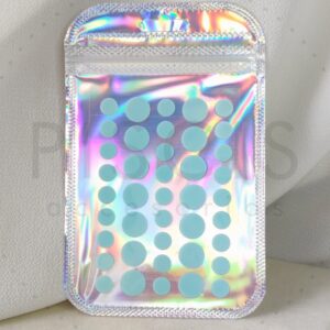 Parches para acné - círculos celestes.