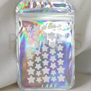 Parches para acné - estrellas blancas.
