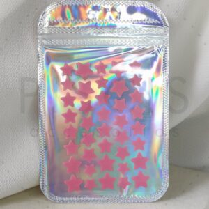 Parches para acné - estrellas rosas.