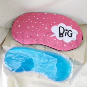 Antifaz doble, rosa.